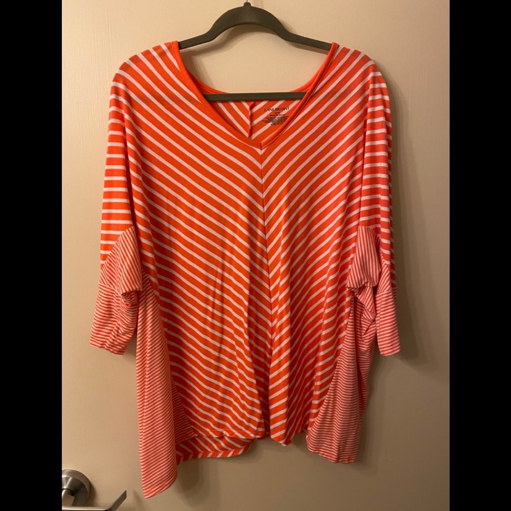 Lane Bryant stripped tee.